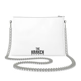 Irises Fan Crossbody Bag With Chain