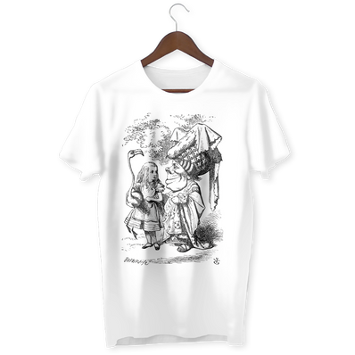 Alice (with flamingo) chats with the Duchess T-Shirt