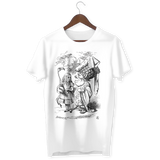 Alice (with flamingo) chats with the Duchess T-Shirt