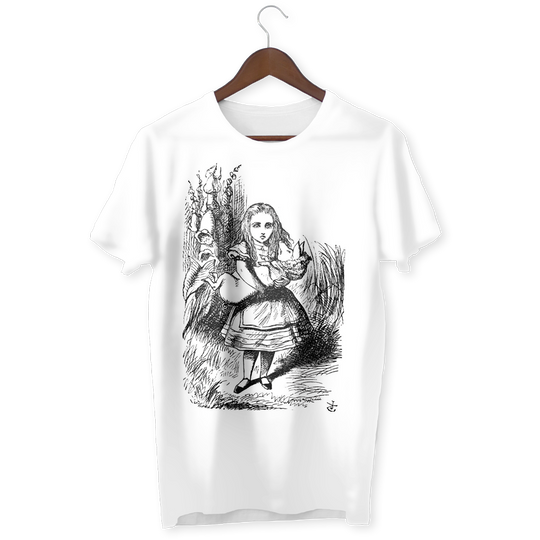 Alice and pig baby Premium Organic Adult T-Shirt