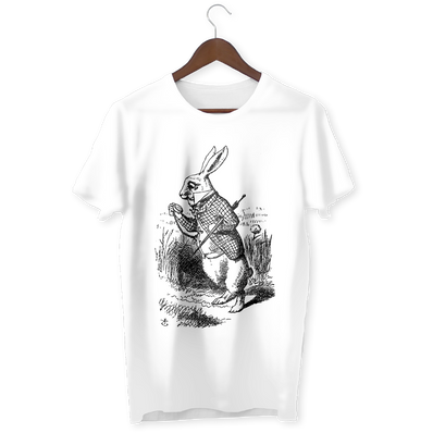 White Rabbit checks his watch T-Shirt