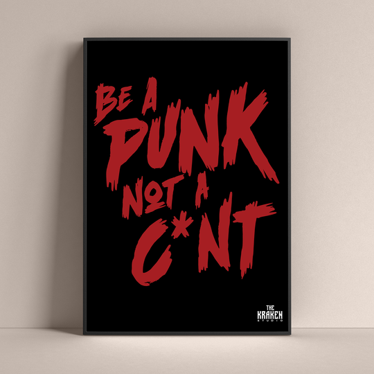 Be a Punk Poster