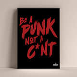 Be a Punk Poster