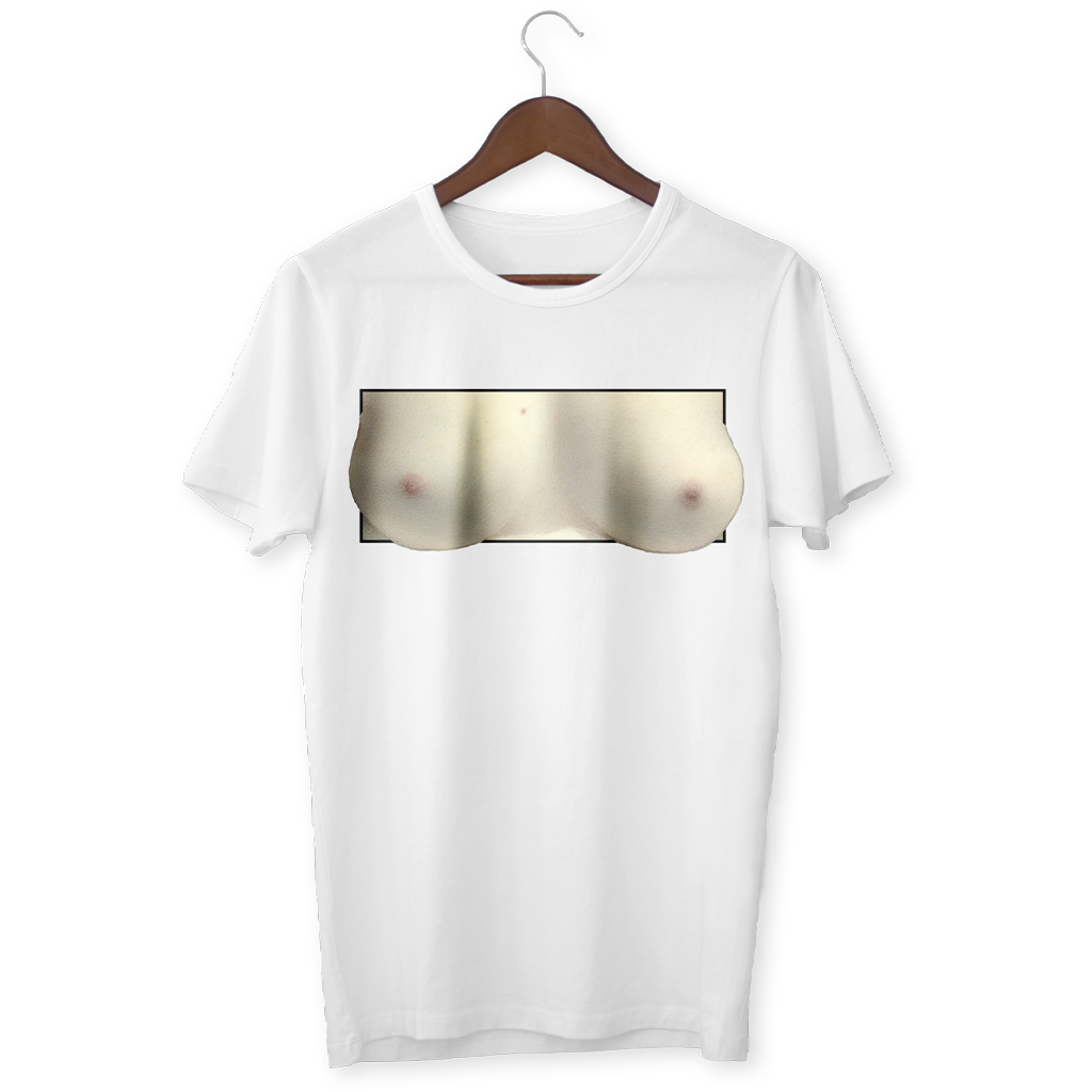 Custom Vintage Boobs Breasts 03 [tw] Classic T-shirt By Cm-arts - Artistshot